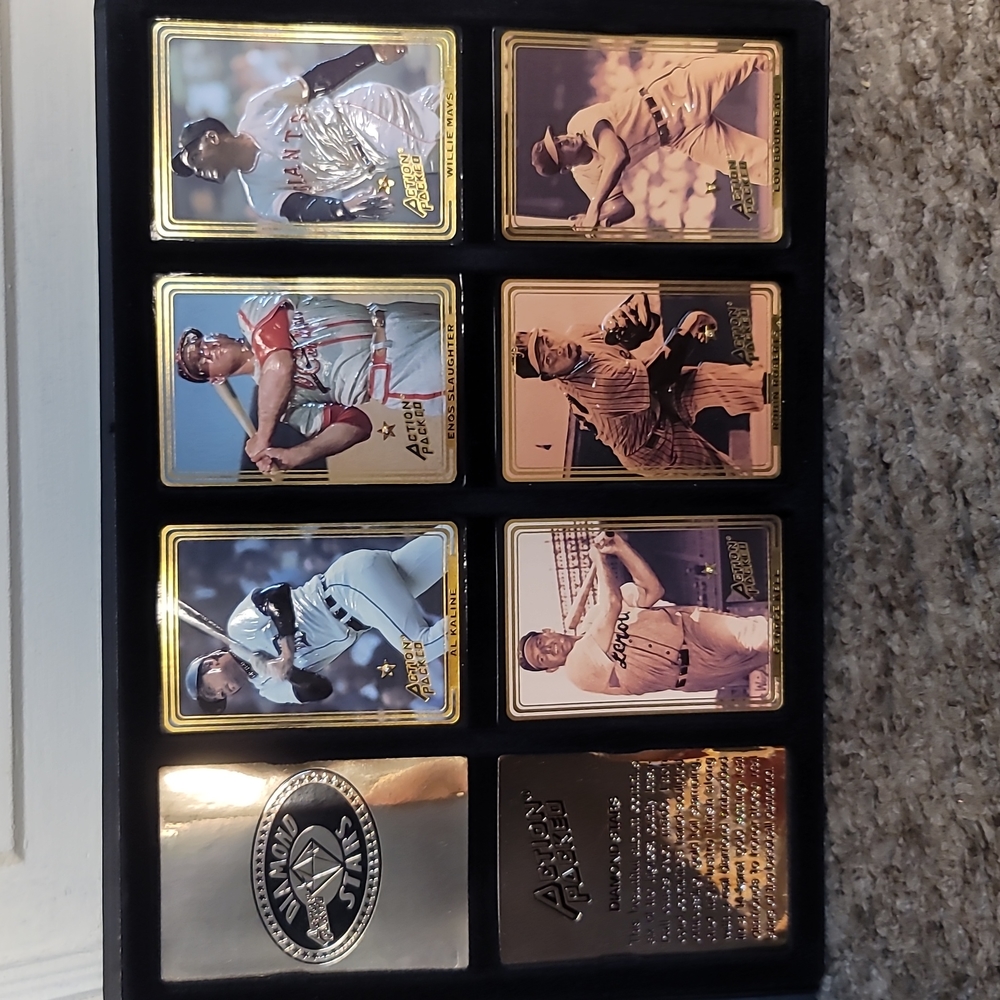 Action Packed Diamond Stars baseball card collection